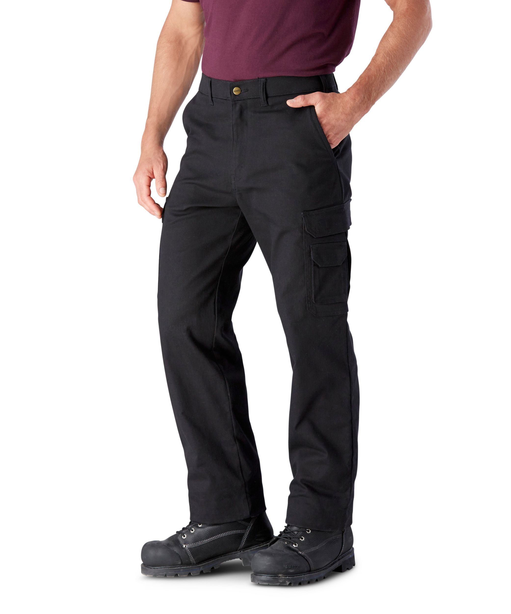 Dakota WorkPro Series Men's FLEXTECH 360 Fleece Lined Stretch Twill Cargo  Work Pant – AZZR